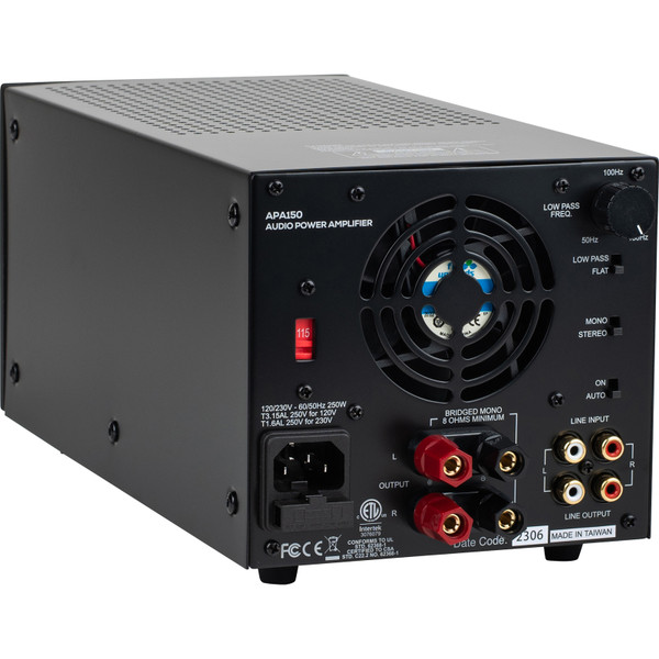 Alternate view 6 for Dayton Audio APA150 150W Power Amplifier 300-812